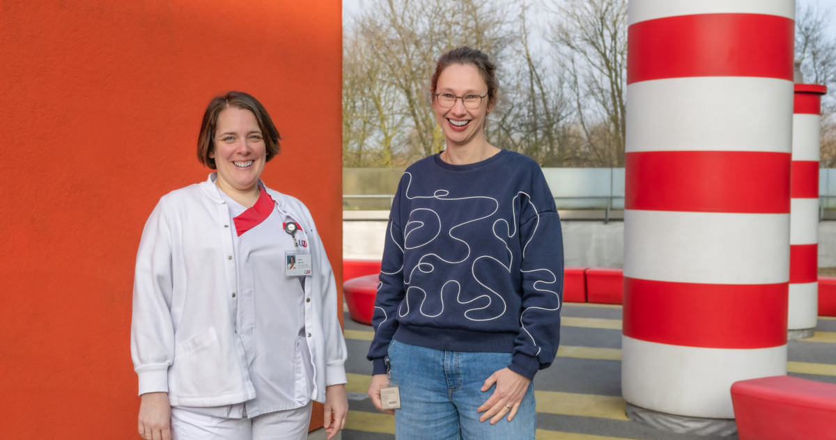 Unitverantwoordelijken Evelien en Hilde